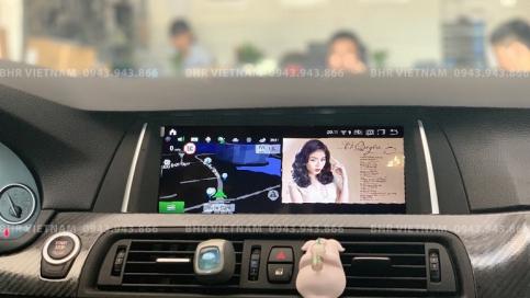 Màn hình DVD Android xe BMW 5 Series CIC F10 2009-2012 | Màn nguyên khối Flycar